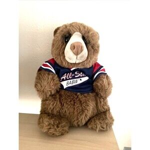 Build A Bear Jasper‎ Bear Lou Rankin Stuffed Animal Plush All Star Brown